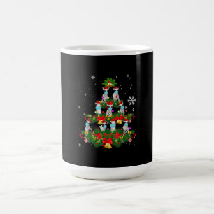 Caneca De Café Engraçado Boston Terrier Christmas Tree Dog Xmas