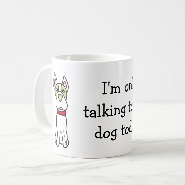Caneca De Café Engraçado Boston Terrier Mug (Frente Esquerda)