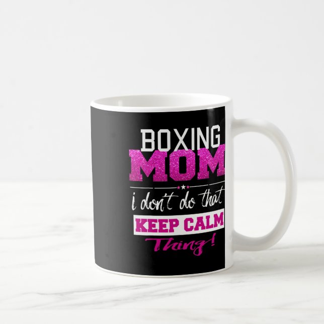 Caneca De Café Engraçado Boxando Mãe T Camisa Melhor Mãe (Direita)