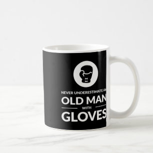 Caneca De Café Engraçado Boxer Old Man T Shirt Gift