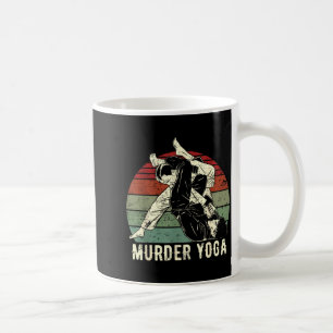 Caneca De Café Engraçado Brazilian Jiu Jitsu BJJ Assassinato Yoga