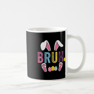 Caneca De Café Engraçado Bruh Memória Dia da Páscoa Coelhinho Ovo