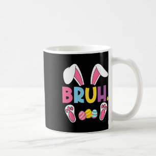 Caneca De Café Engraçado Bruh Memória Dia da Páscoa Coelhinho Ovo