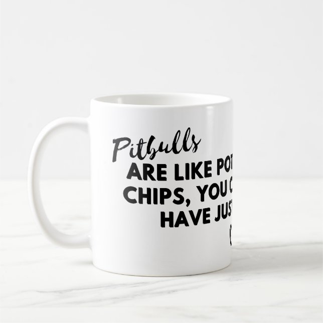 Caneca De Café Engraçado Cachorro: Lâmpadas são como Batatas (Esquerda)