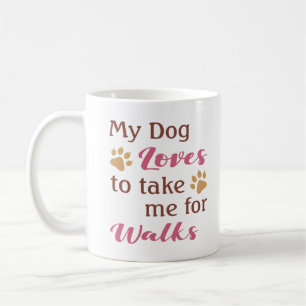 Caneca De Café Engraçado Cachorro Lover