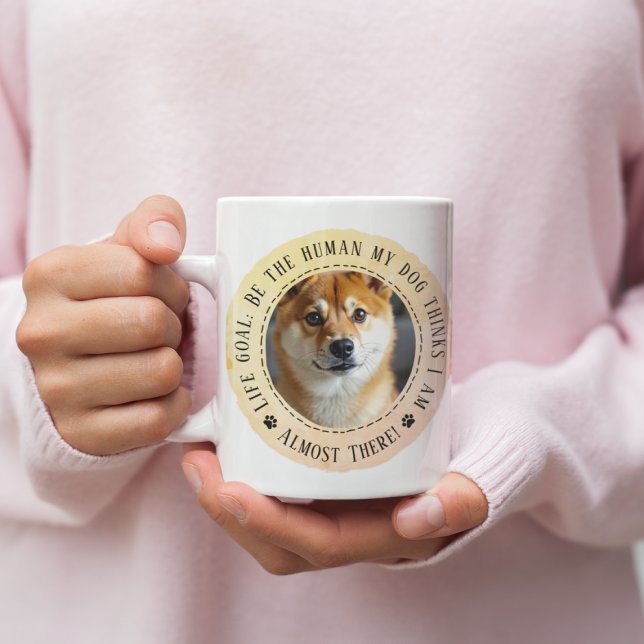 Caneca De Café Engraçado Cachorro Sobressalto Gift Life Goal (Criador carregado)
