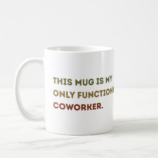 Caneca De Café Engraçado caixão de trabalho para colegas de traba