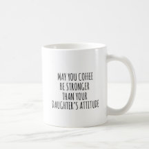 Engraçado Cama de Atitude para Pais Coffee Mug