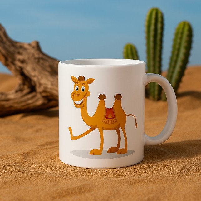 Caneca De Café Engraçado Camel (Criador carregado)