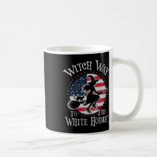 Caneca De Café Engraçado Caminho Da Bruxa Branca Kamala Harris W