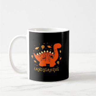 Caneca De Café Engraçado Candy Corn Candysaurus Dinossaur Hallowe