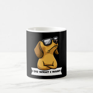 Caneca De Café Engraçado cão Dachhund Engraçado Ideia do Presente