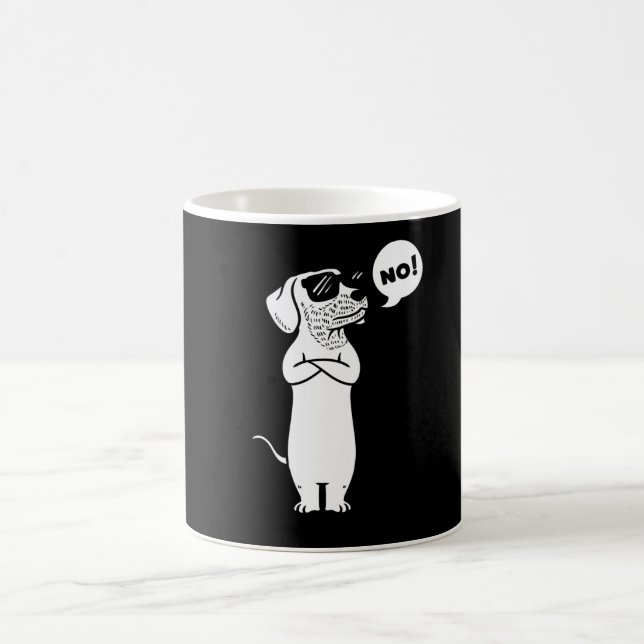 Caneca De Café Engraçado cão Dachhund Engraçado Ideia do Presente (Centro)
