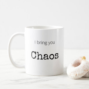 Caneca De Café Engraçado Caos Mug