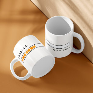 Caneca De Café Engraçado Carregando Bar Café Mug