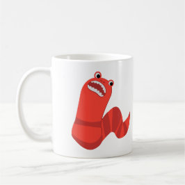 Caneca De Café Engraçado Cartoon Mongol Death Worm