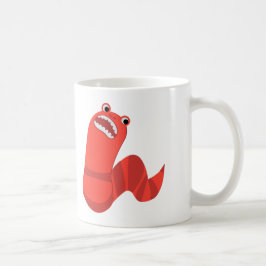 Caneca De Café Engraçado Cartoon Mongol Death Worm