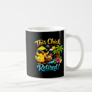 Caneca De Café Engraçado casual essa garota é aposentada aposenta