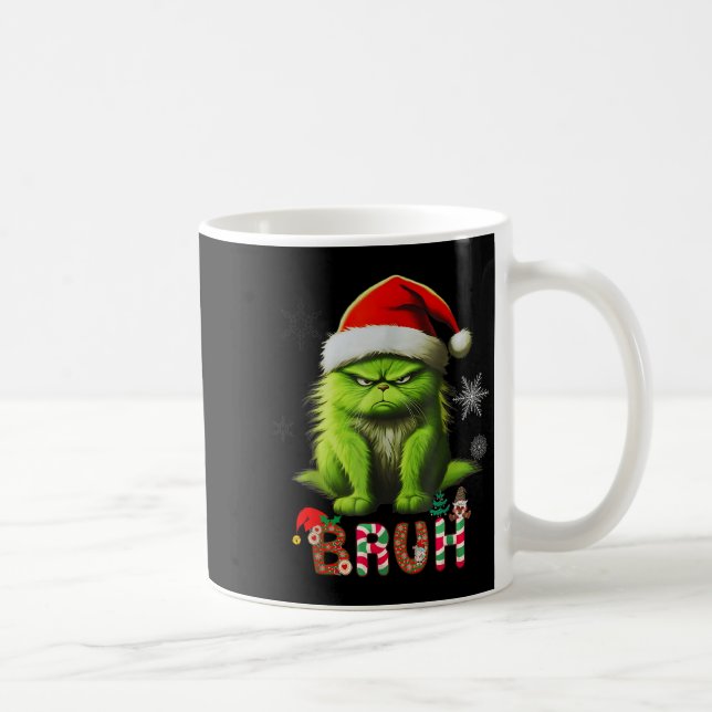 Caneca De Café Engraçado Cat Bruh Dizendo Bro (Direita)