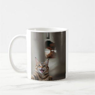Caneca De Café Engraçado Cat Selfie