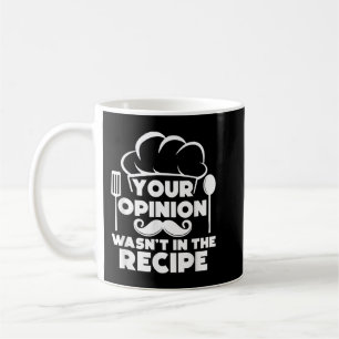 Caneca De Café Engraçado Chef Art Men Mulheres Cozinham Cozinhar