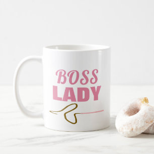 Caneca De Café Engraçado Chefe Lady Whip Mug