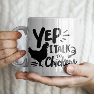 Caneca De Café Engraçado Chicken
