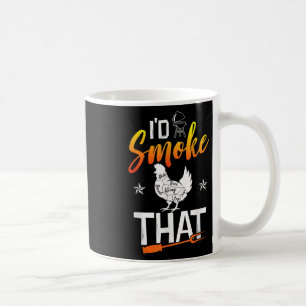 Caneca De Café Engraçado Chicken Graphic Women Men Meat Smok