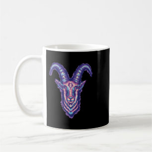Caneca De Café Engraçado Chifres assustadores