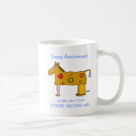 Caneca De Café Engraçado Chorando em torno do aniversário do trev