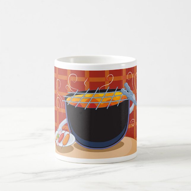 Caneca De Café Engraçado CHURRASCO de desenho animado com canções (Criador carregado)