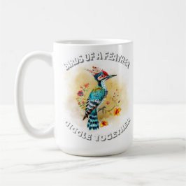 Caneca De Café Engraçado cita Pássaro Quente Quadrado Engraçado
