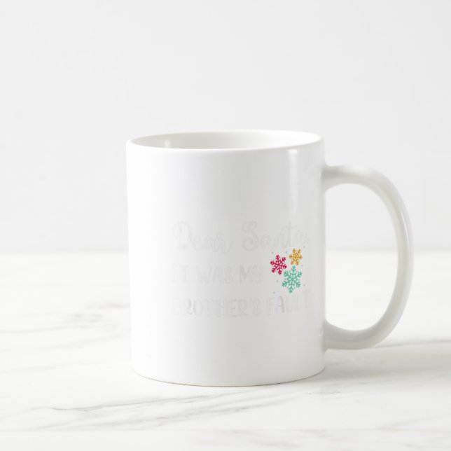 Caneca De Café Engraçado Citação de Natal Caros Papais noeis Era  (Direita)