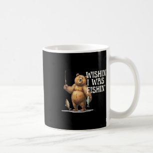 Caneca De Café Engraçado Citação De Urso Que Queria Que Eu Fosse