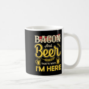 Caneca De Café Engraçado Citação Do Café Da Manhã Bacon E Cerveja