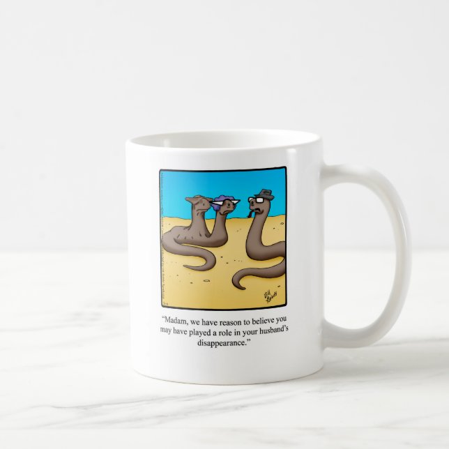 Caneca De Café Engraçado Cobra Humor Mug (Direita)