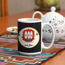 Caneca De Café Engraçado, Colorido, Monstro de Cartoon, Halloween
