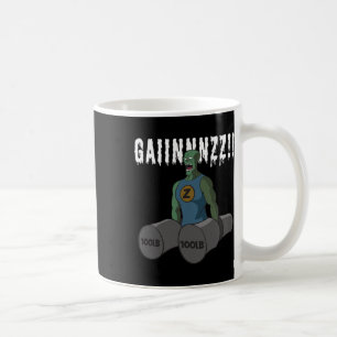 Caneca De Café Engraçado, Cota de Criança de Artes, Gym zombies Q