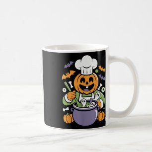 Caneca De Café Engraçado Cozinhar de Chef de Bomba Halloween Caul