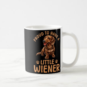 Caneca De Café Engraçado Dachshund Doxie Wiener Animal Orgulhoso 