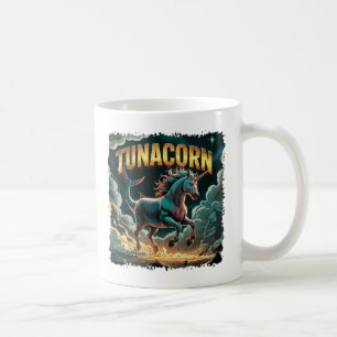 Caneca De Café Engraçado de Criatura de Combinação de Ilustração 