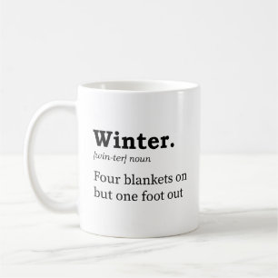 Caneca De Café Engraçado definição de inverno