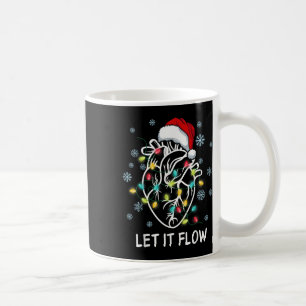 Caneca De Café Engraçado Deixar Fluir Anatomia Cardíaca Enfermeir
