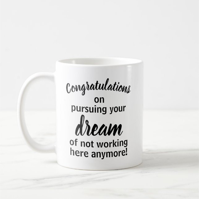 Caneca De Café Engraçado Deixar Presente Para O Café Da Colega (Esquerda)