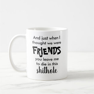 Caneca De Café Engraçado Deixar Presente Para O Café Da Colega