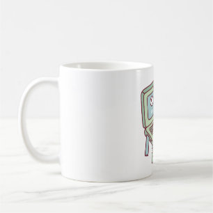Caneca De Café Engraçado Derpy Laptop Carregando Seu Cérebro
