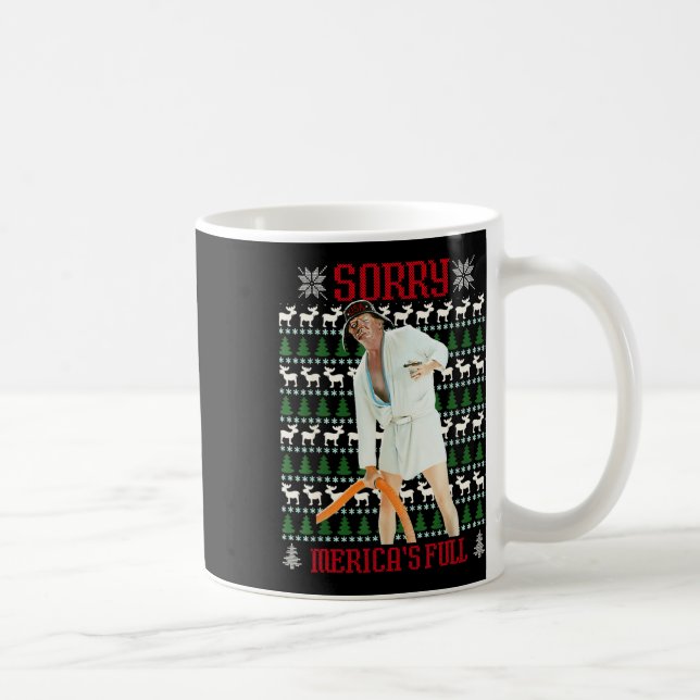 Caneca De Café Engraçado Desculpe o Cheio de Merica Imigração Fei (Direita)