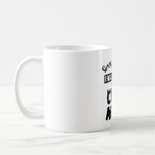 Caneca De Café Engraçado Design de citação de Cat