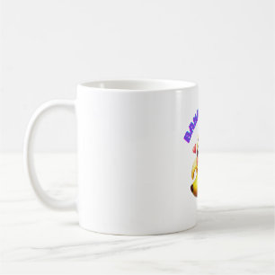 Caneca De Café Engraçado Design de Winking Banana para diversão e