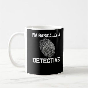 Caneca De Café Engraçado Detetive Crime Investigue Drama Reader